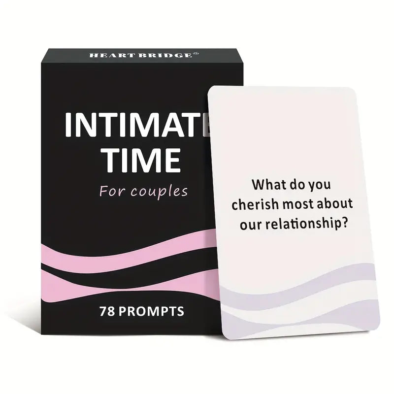 Intimate Time Couples Game Cards – 78 Conversation Prompts