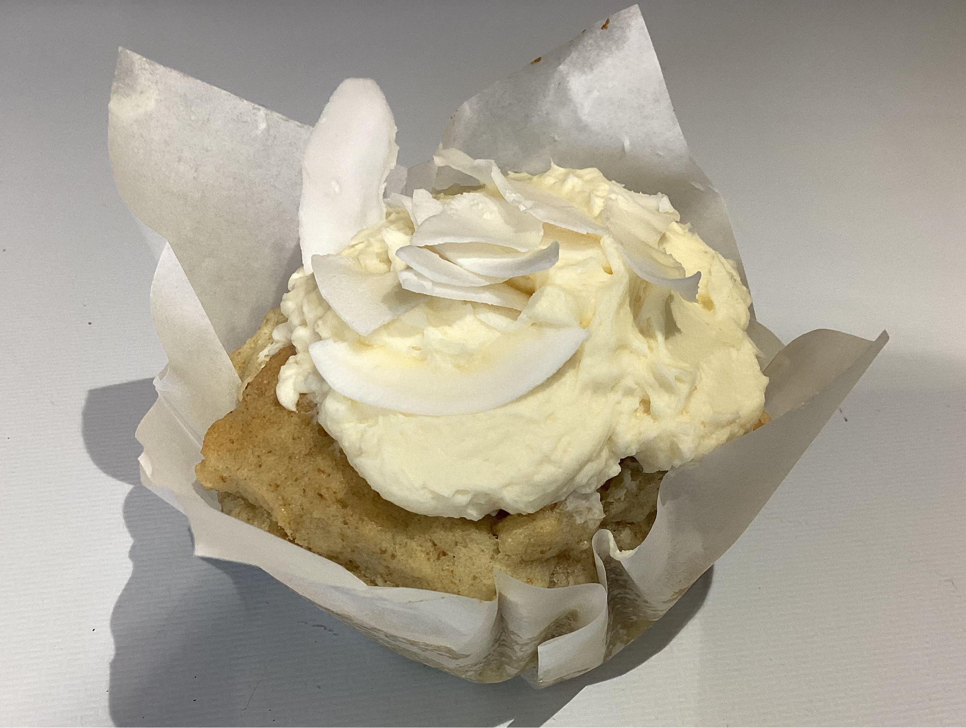 LARGE Coconut & Vanilla Bean Muffin – Gluten Free & Vegan