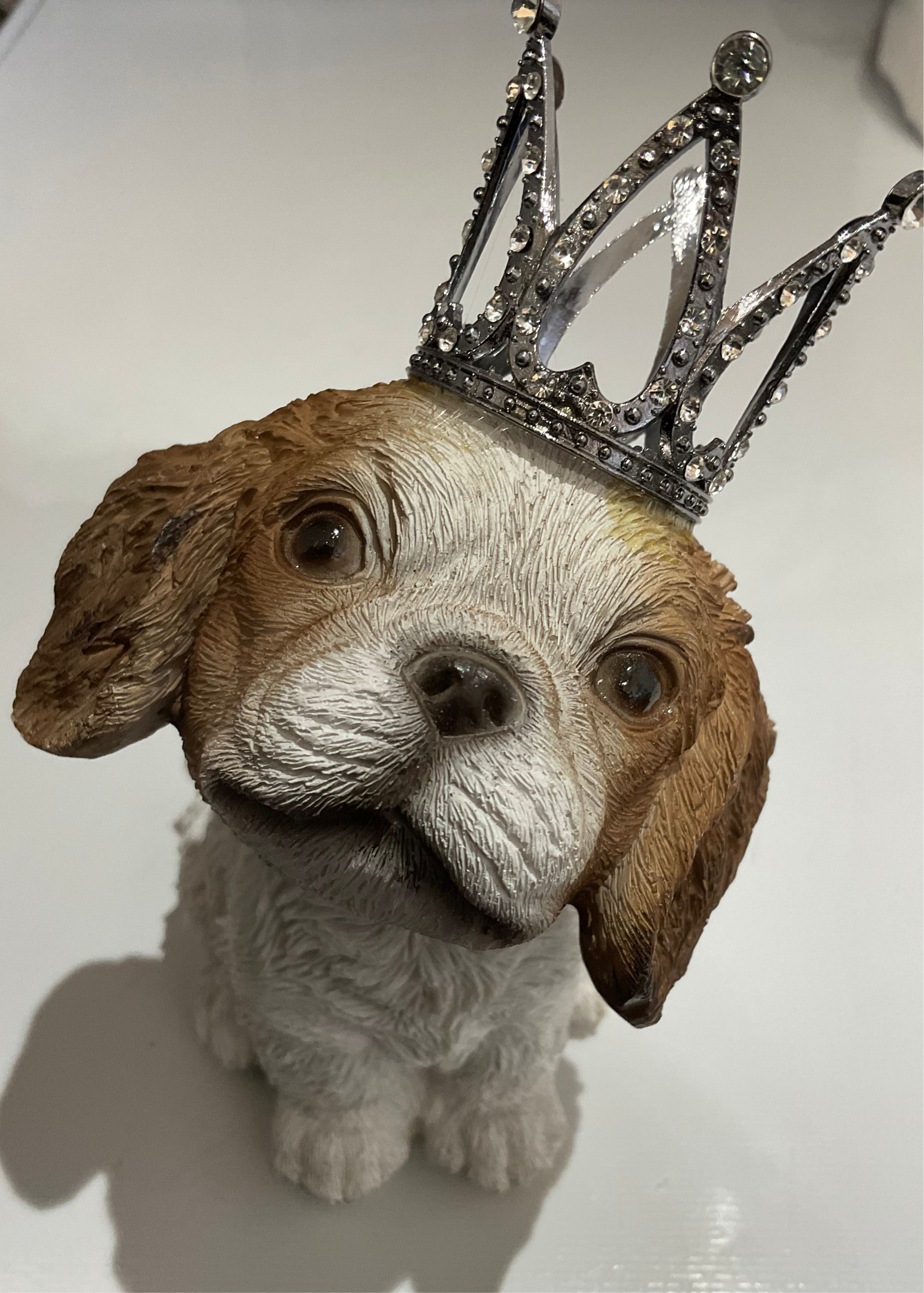 Dog with Crown Statue