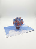 3D Pop-Up Greeting Card - Hot Air Balloon