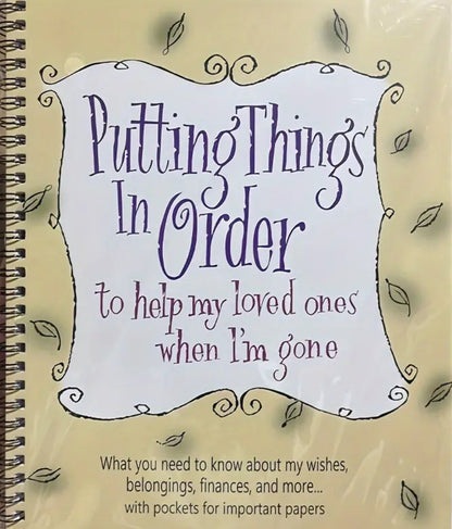 Putting Things in Order Book