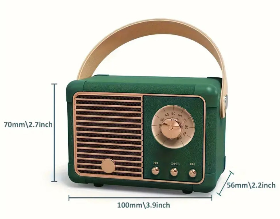 Retro Mini Portable Wireless Speakers