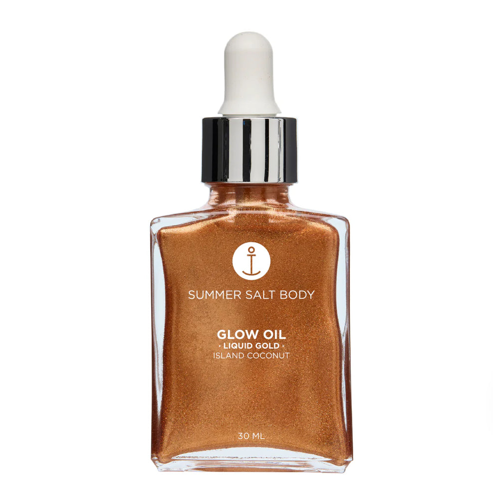 Summer Salt Body Glow Oil Gold Island Coconut 30ml