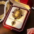 Medieval-Inspired Vintage Punk Brooch