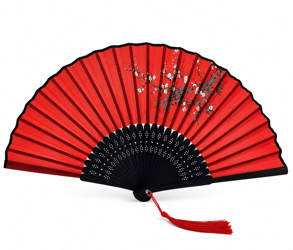 Asian Red Folding Fan