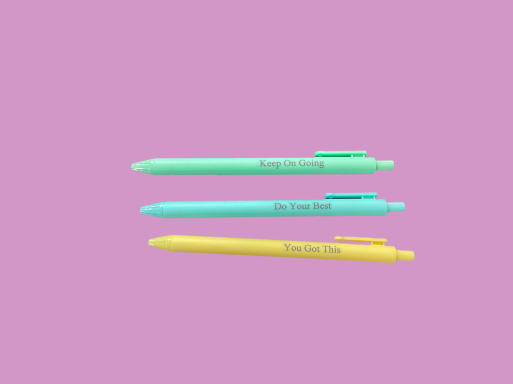 Stylo à bille motivant