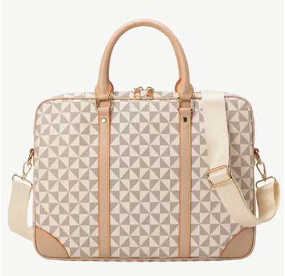 Beige Laptop Bag