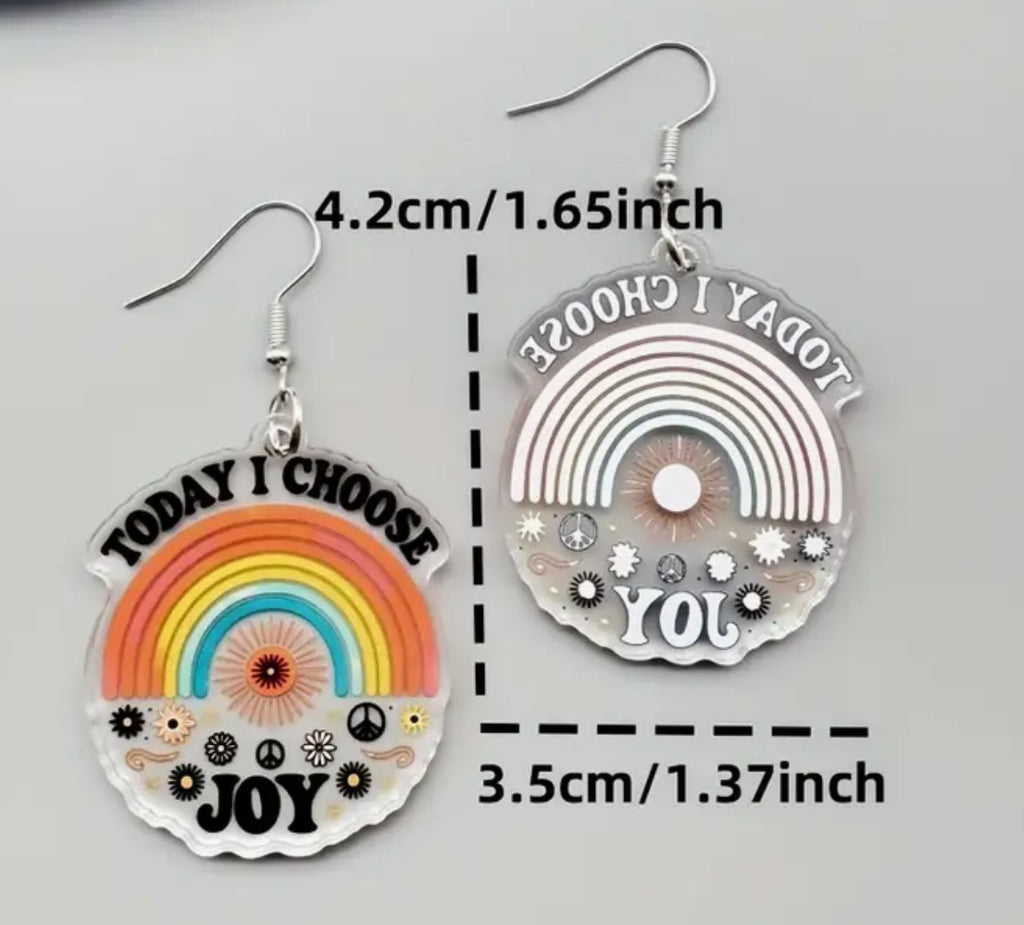 Aujourd'hui, je choisis les boucles d'oreilles Joy