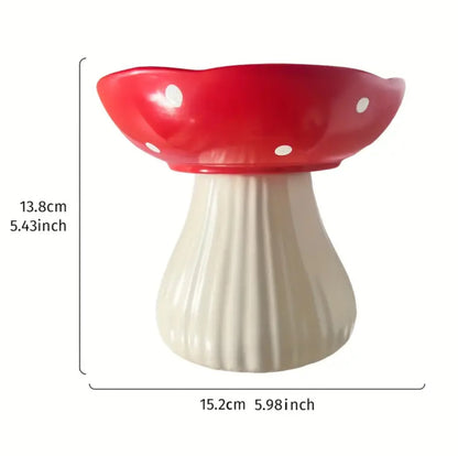 Mushroom Red  Ceramic bowl