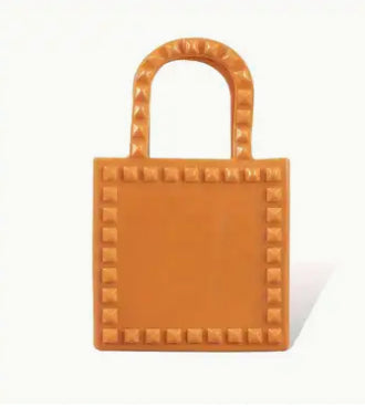 Orange PVC clutch