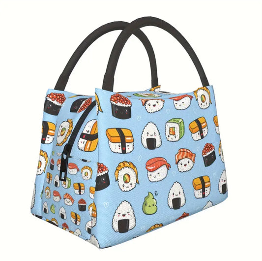 Sushi insulated lunch bag