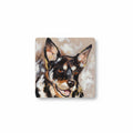 Square Dog fridge Magnet