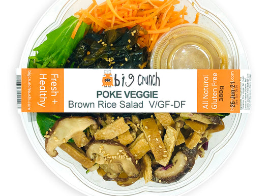 Veggie Brown Rice Poke Bowl 380g