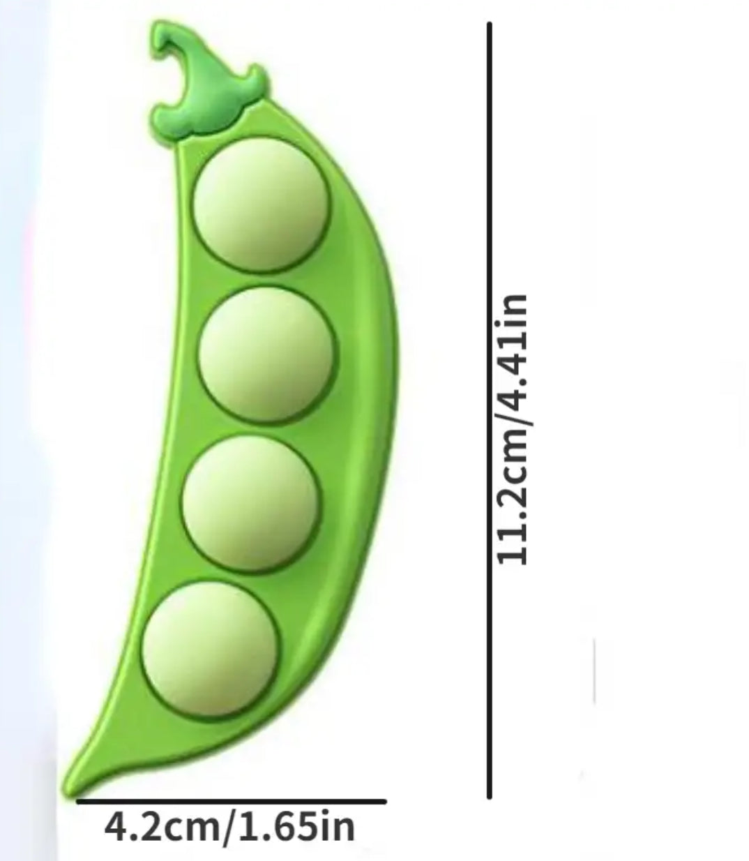 Aimant de réfrigérateur pois mange-tout (ensemble de 5 pièces)