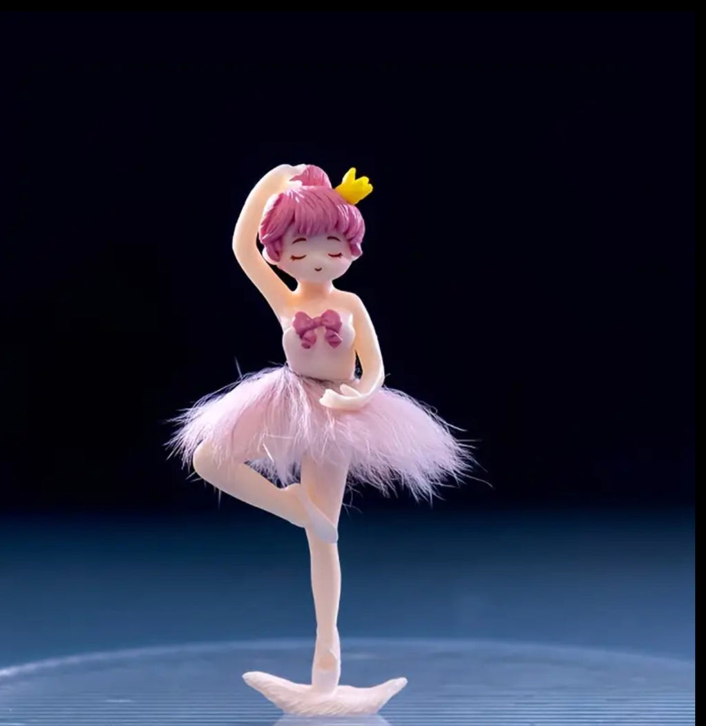 Décoration de gâteau ballerine sur les orteils