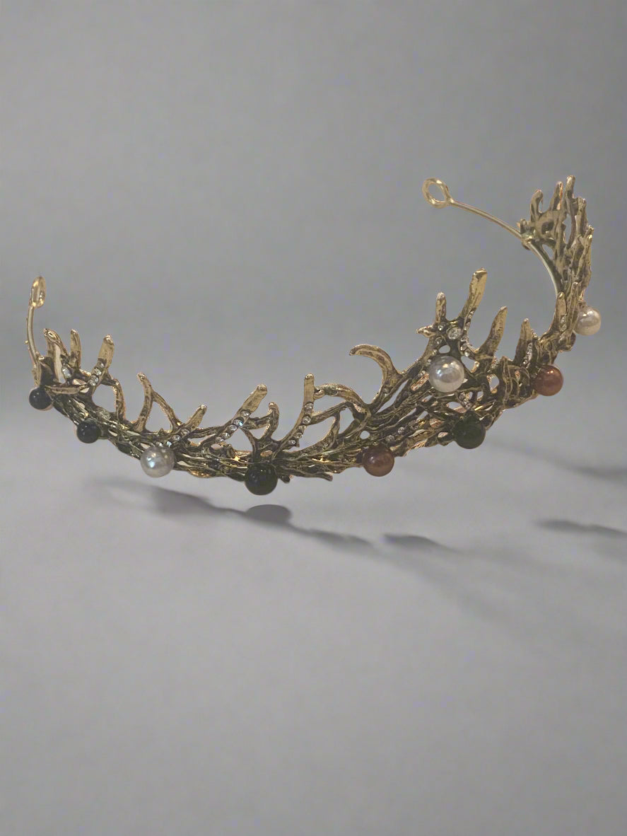 Gold Branch Costume Tiara