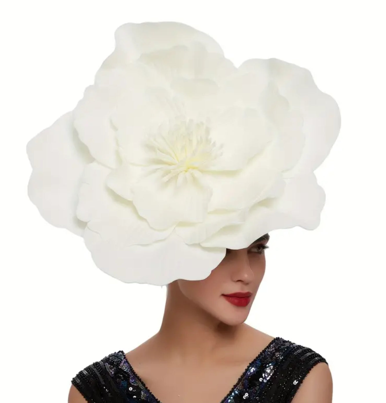 Oversized Flower Hat