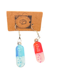 Chill pill earrings