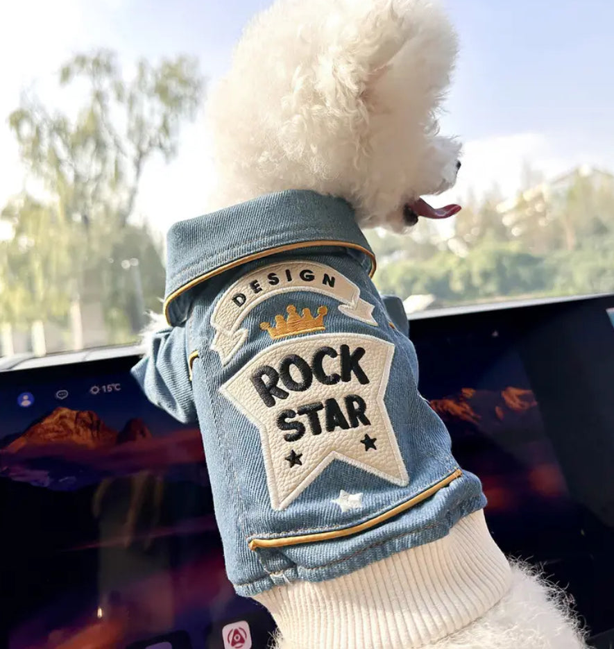 Design Rock Star Denim Coat