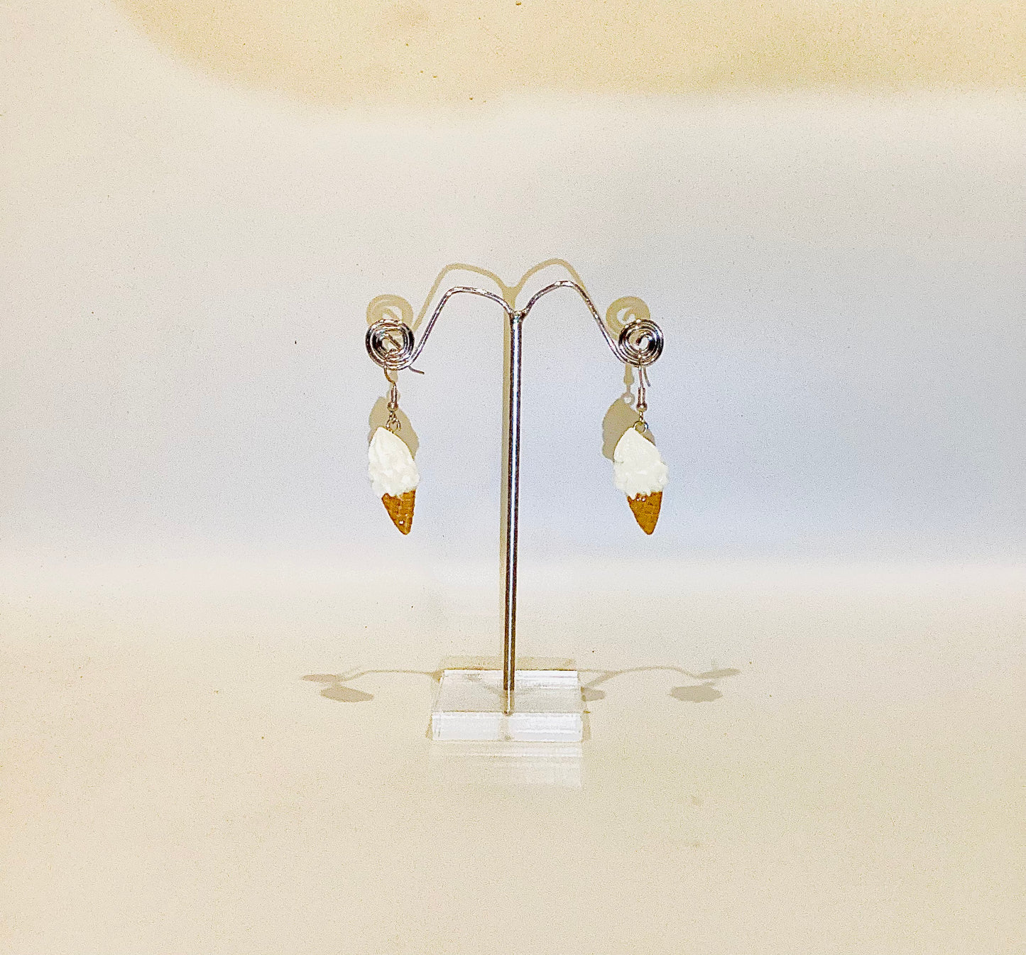 Ice-cream Sterling silver earrings