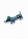 Colourful Dachshund Dog Brooch