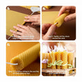 DIY Honeycomb Candle