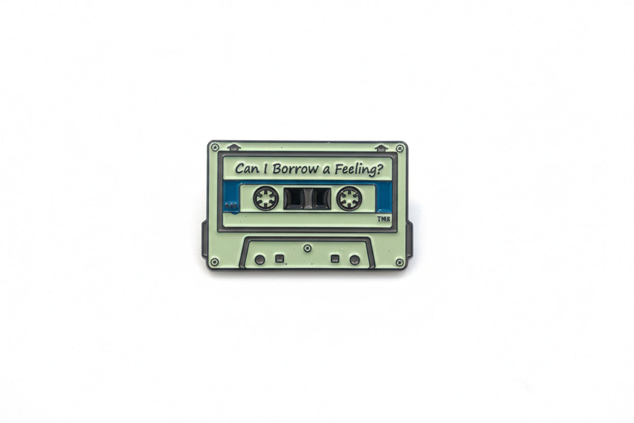 Retro mixtape badge