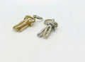 Couple embracing earrings