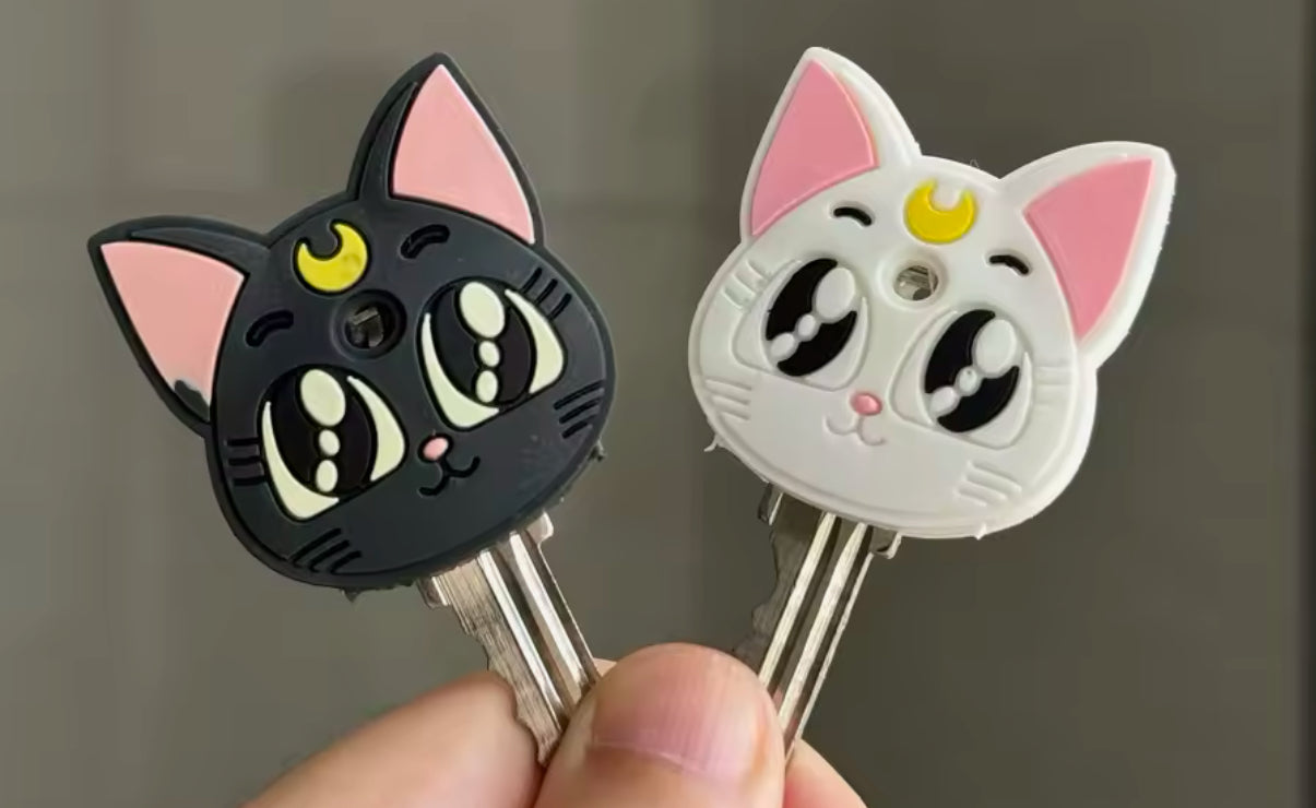 Cat Key Holder with Keychain