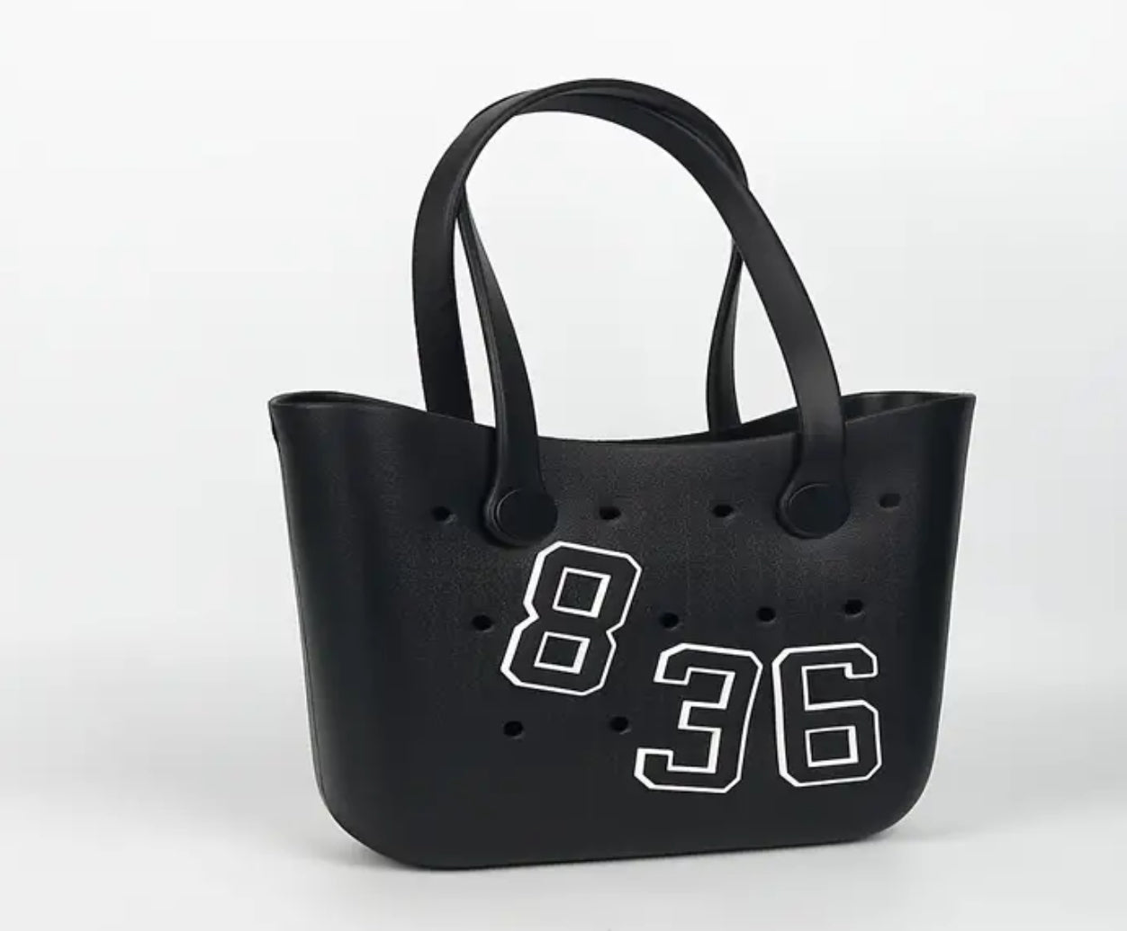 Grand sac étanche noir en EVA avec numéros amovibles