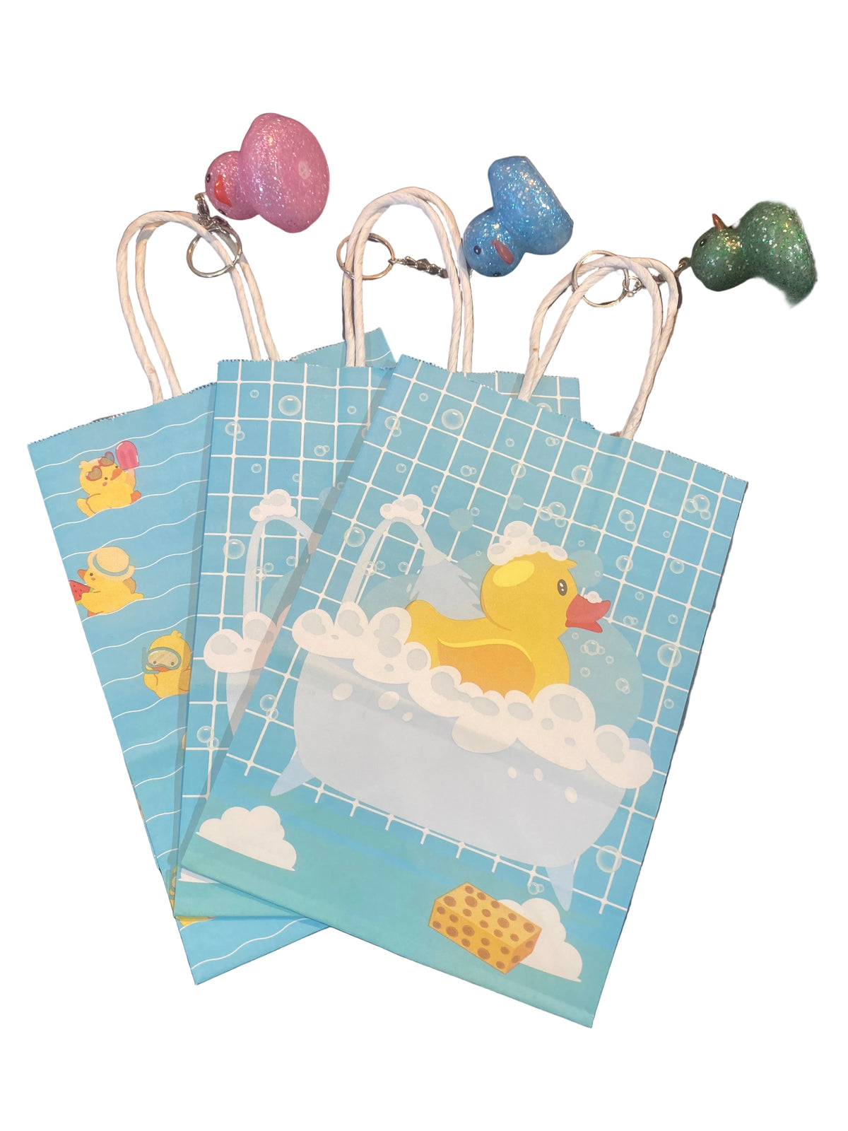 Novelty Duck Gift Bag with Keychain