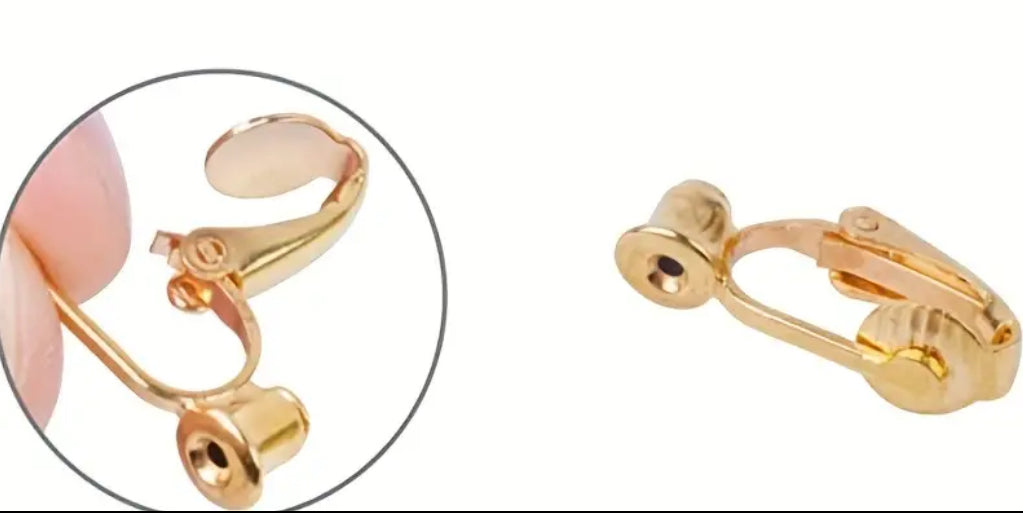 Clip on earring converters