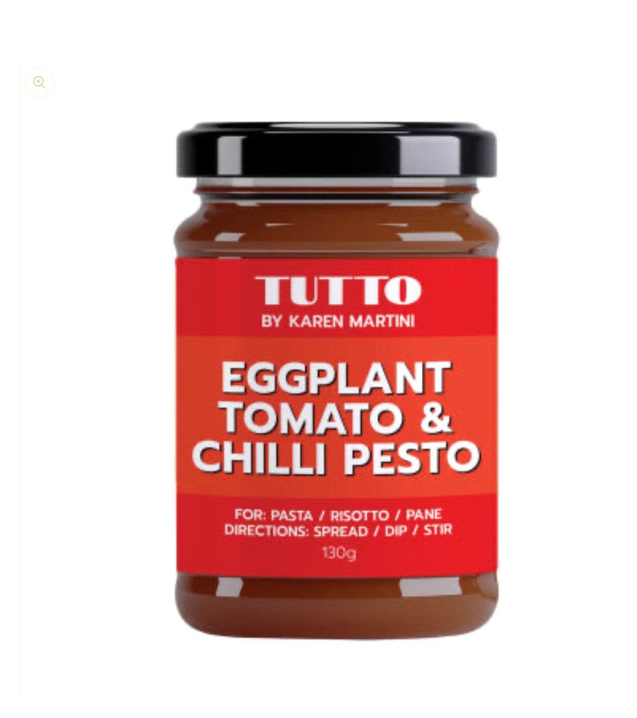 Eggplant, Tomato & Chilli Pesto 130g