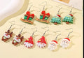 Boucles d'oreilles fantaisie de Noël (5 modèles)