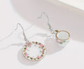 Pink Ceramic Tea Cup earrings