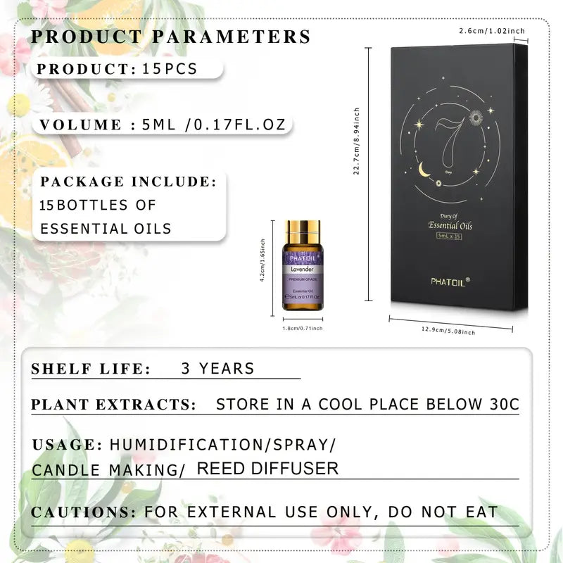 Premium Essential Oils Set