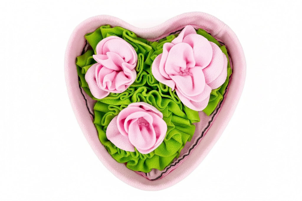 Heart Roses Snuffle Mat for Dogs