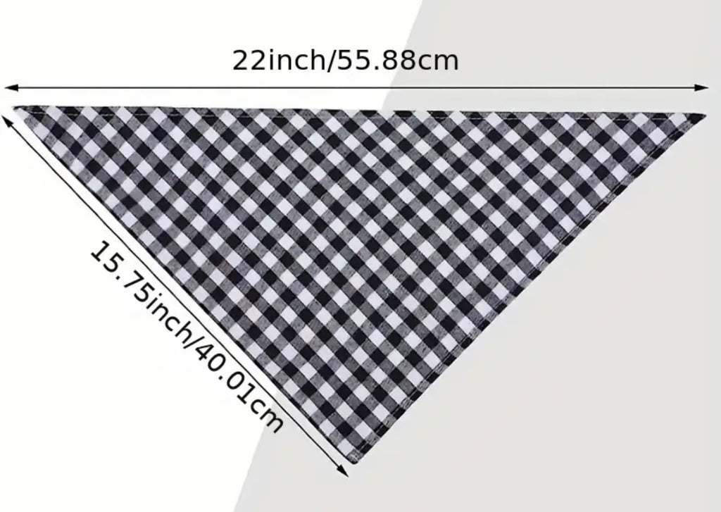 Bandana à carreaux