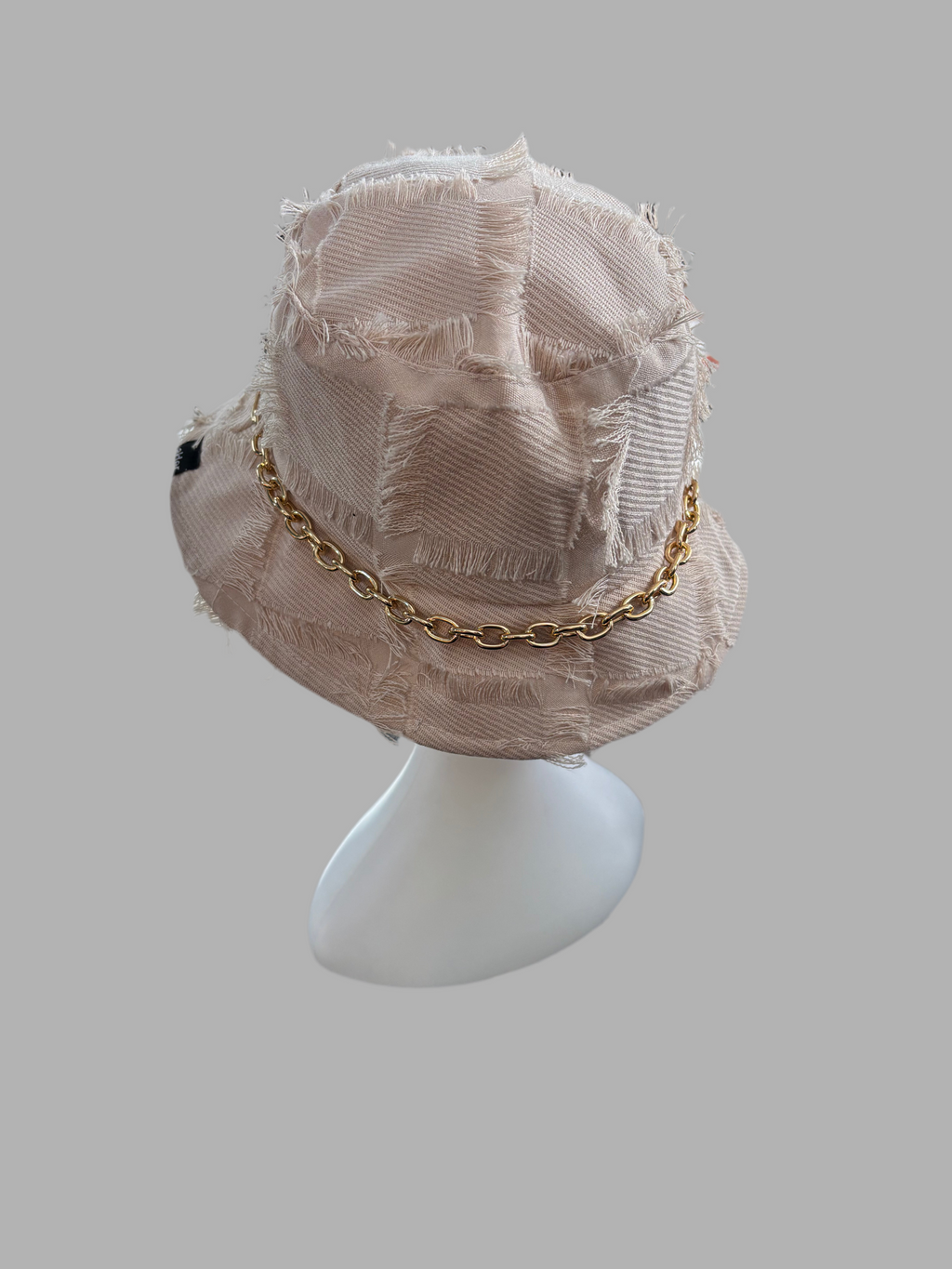Distressed bucket hat