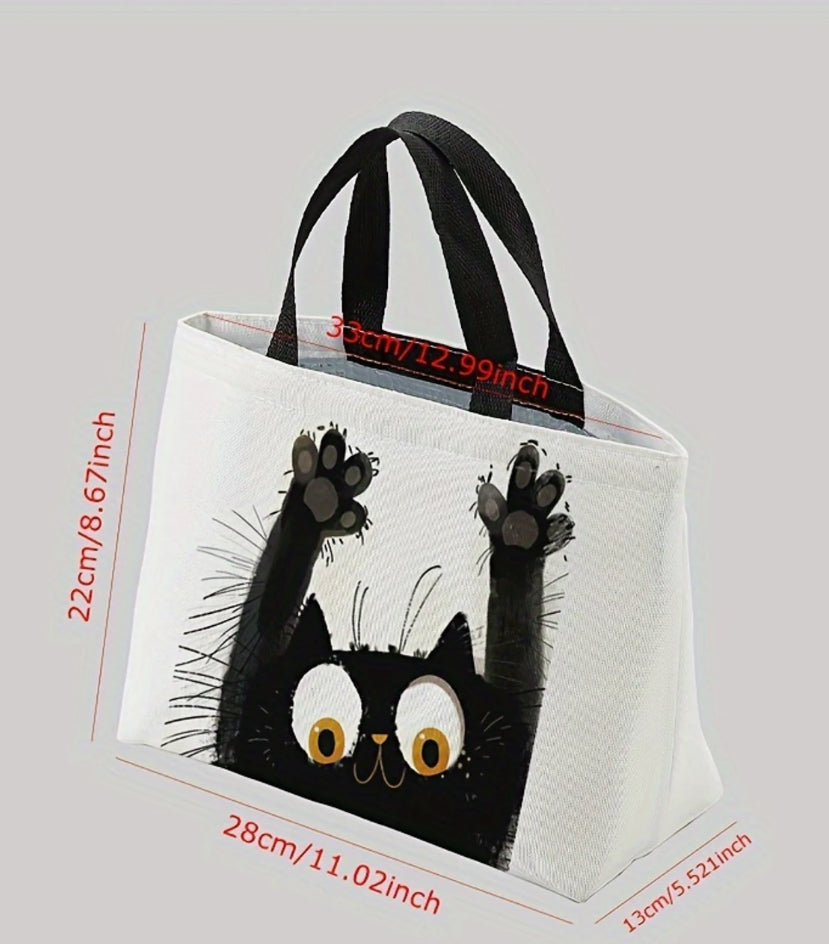 Surrendering Black Cat lunch bag