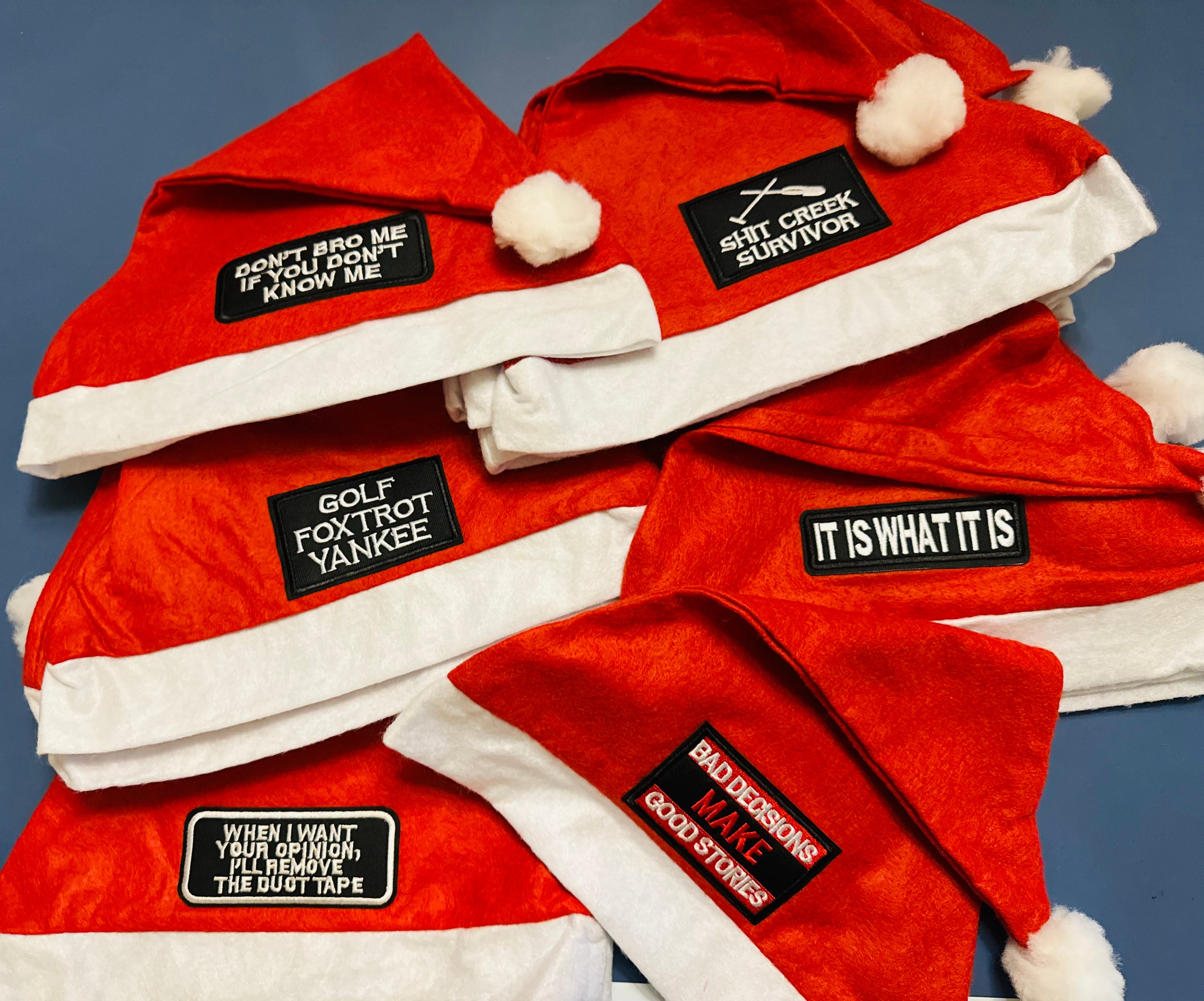 Bonnet de Père Noël avec attitude