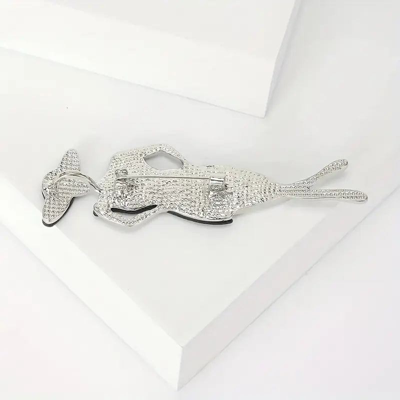 Broche femme en coquillage d'ormeau – Élégante broche bohème chic