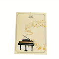 3D Pop-Up Piano Greeting Card