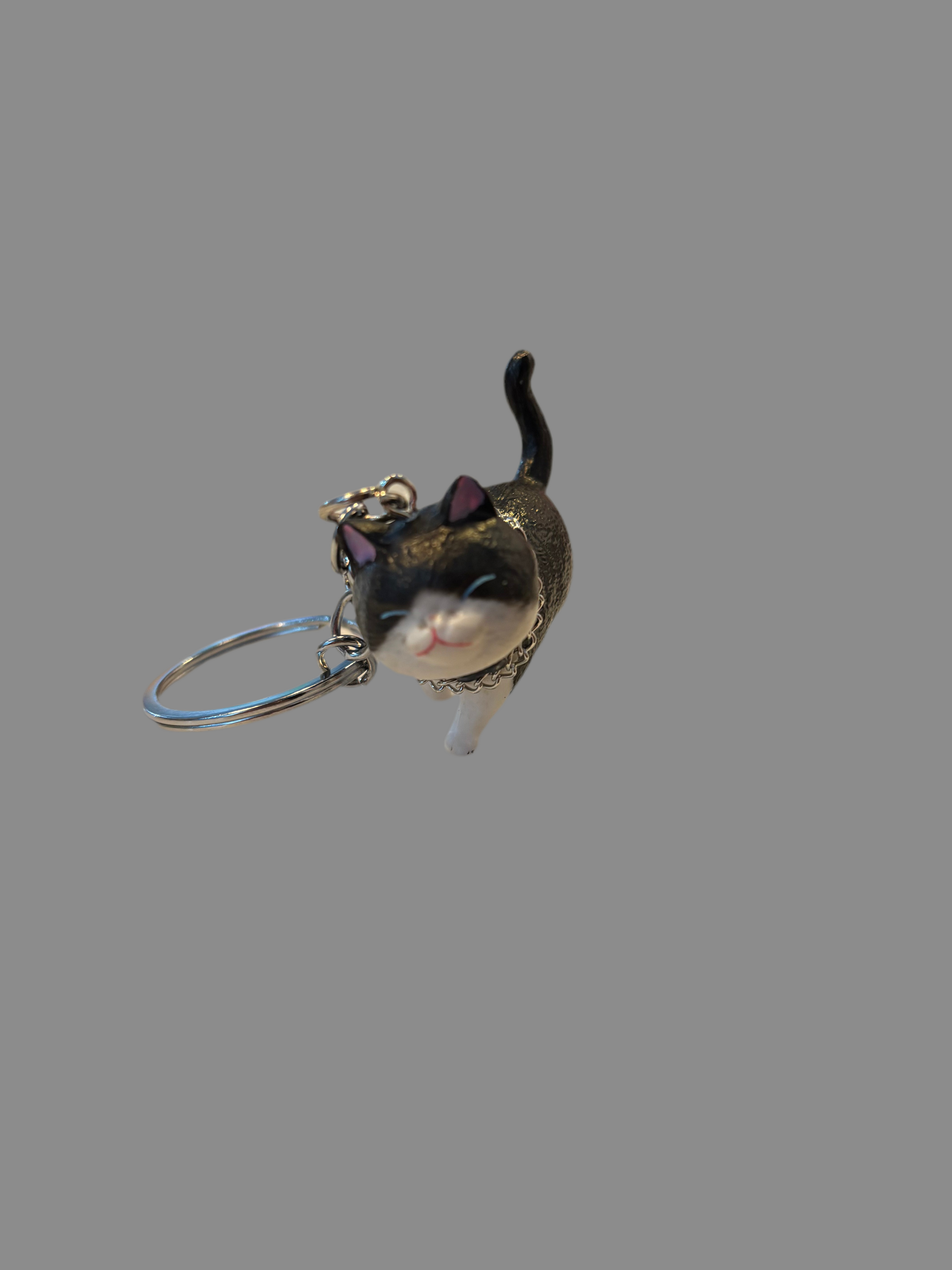 Porte-clés chat 3D