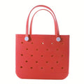 Sac étanche en caoutchouc rouge (GRAND)