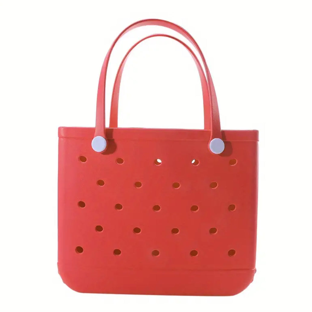 Sac étanche en caoutchouc rouge (GRAND)