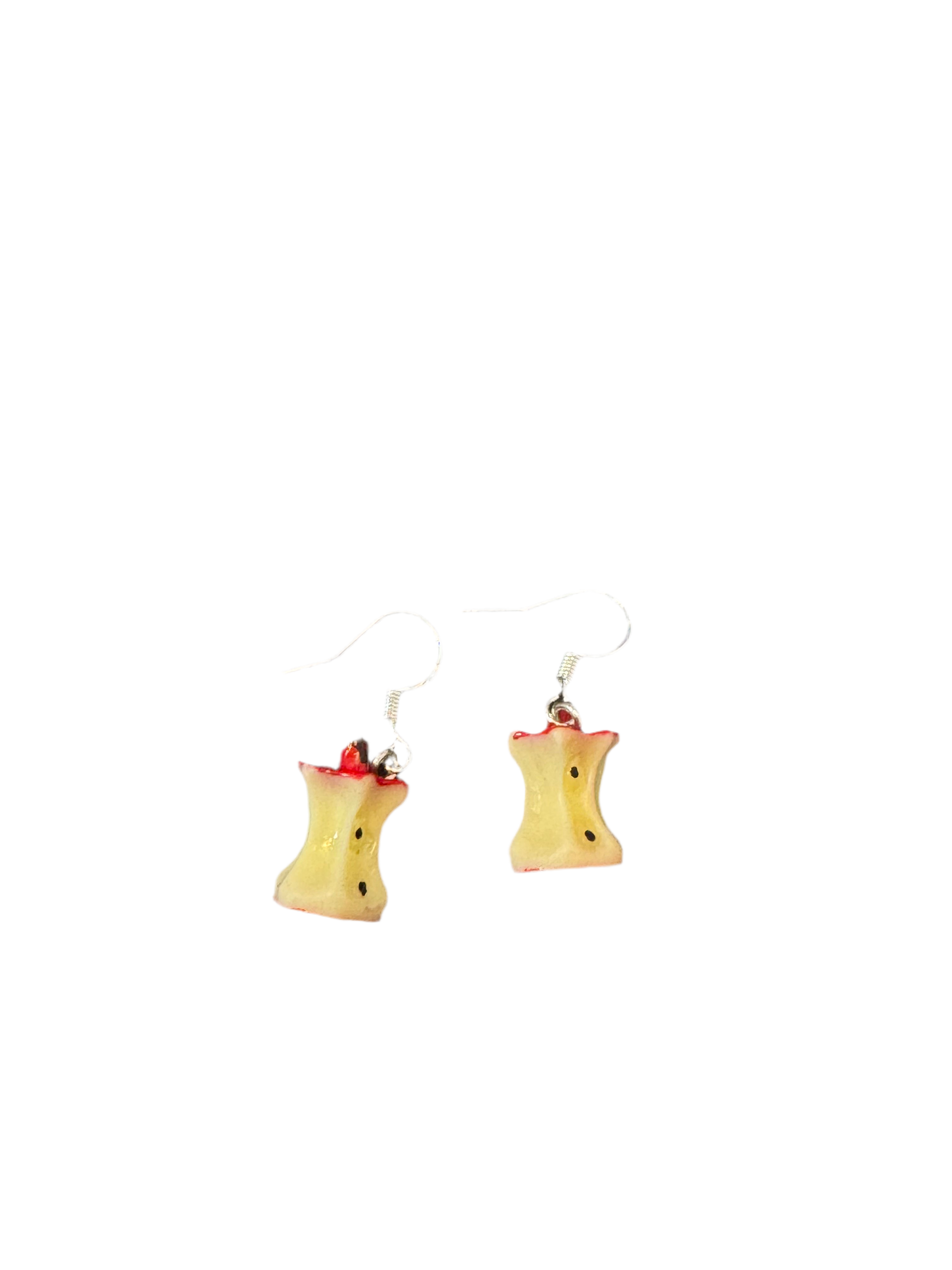 Eaten Apple sterling silver earrings