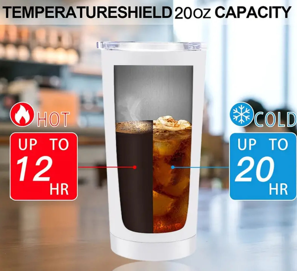 Tasse de voyage en acier inoxydable pour appareil photo