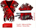Châle en plumes à une rangée