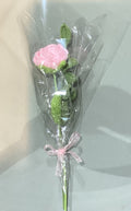 Crochet Pink Rose Bouquet